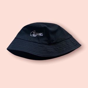 Black Graphic Bucket Hat